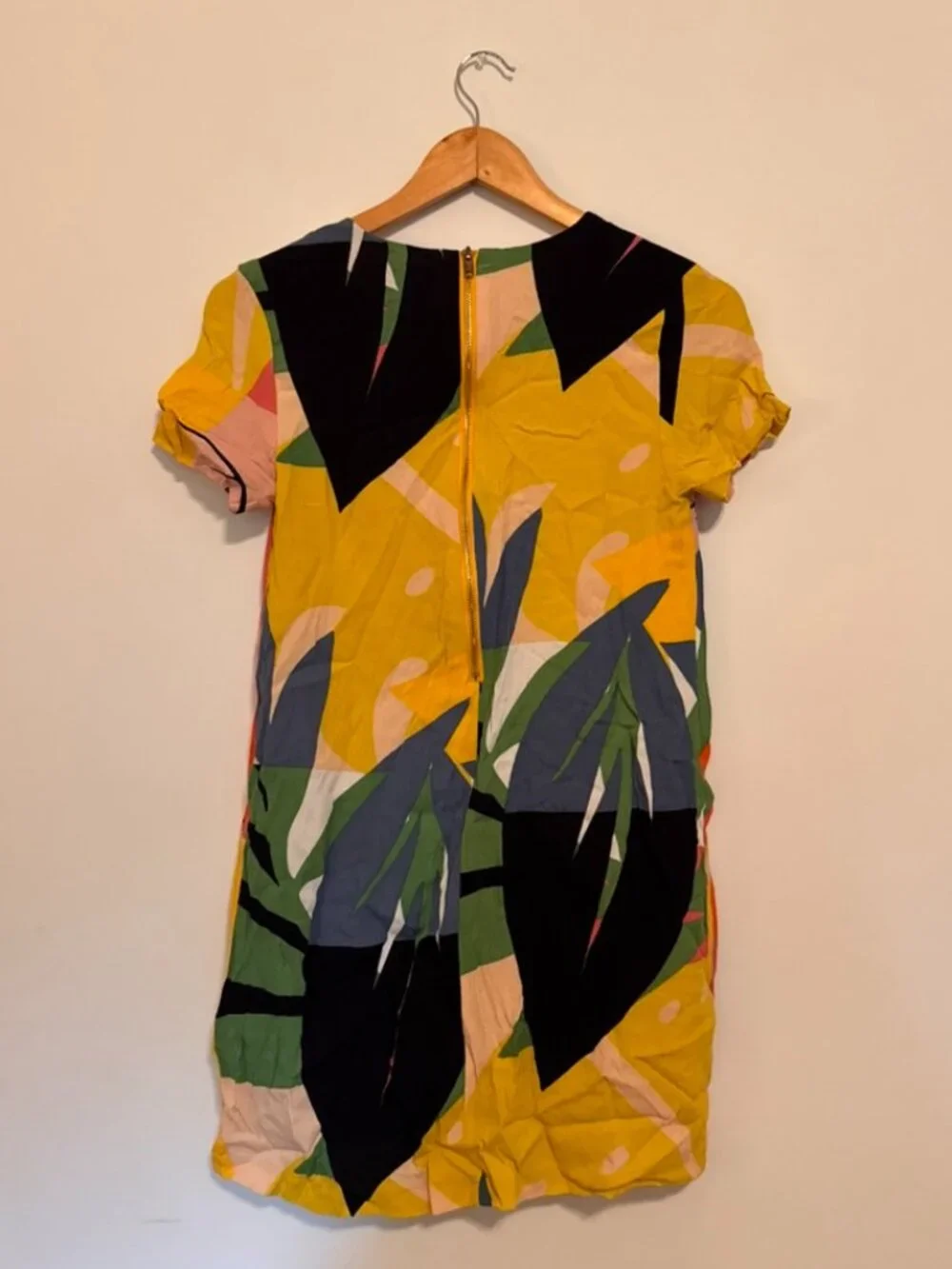 Vici tropical patterned mini dress.
